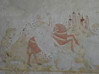 France, Ain, Le Plantay, Eglise, Peinture murale, Danse macabre, Un vif (2).jpg